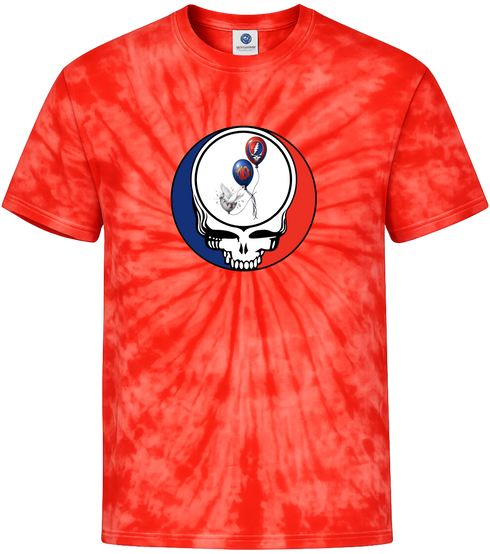 1673 - Custom Stealie Tie-Dye