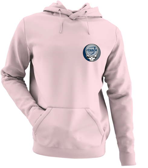 Ithaca - Premium Grateful Dead Left Chest Hoodie - Light Pink - 4