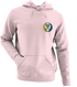 Trinity Hockey - Premium Grateful Dead Left Chest Hoodie - Light Pink