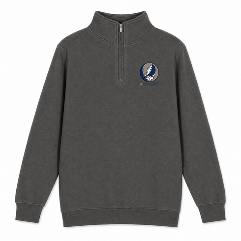 Georgetown University - Premium Grateful Dead Quarter-Zip Pullover - Charcoal - 5