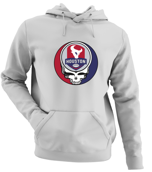 Houston Football - Premium Grateful Dead Hoodie - Sport Grey - 9