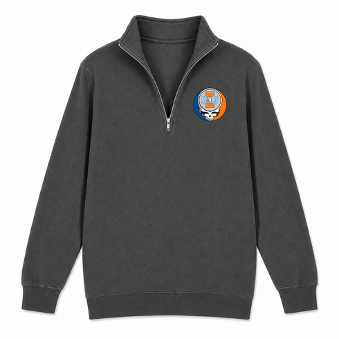 University of Illinois - Premium Grateful Dead Quarter-Zip Pullover - Charcoal - 6