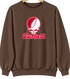 Fairfield Stealie Premium Unisex Crewneck — Design: Fairfield University — Brown