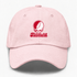 Fairfield Stealie Premium Unisex Dad Hat — Design: Fairfield University — Pink