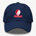 Fairfield Stealie Premium Unisex Dad Hat — Design: Fairfield University — Navy