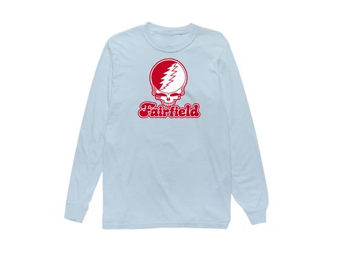 Fairfield Stealie Premium Unisex Long-Sleeve — Design: Fairfield University — Chambray