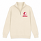 Fairfield Stealie Premium Unisex Quarter-Zip — Design: Fairfield University — Sand