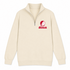 Fairfield Stealie Premium Unisex Quarter-Zip — Design: Fairfield University — Sand