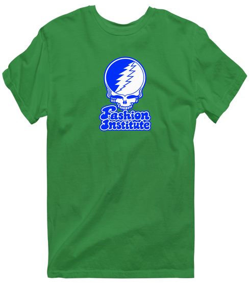 Fashion Institute Technology Stealie Premium Unisex T-Shirt — Design: Fashion Institute of technology — Irish Green