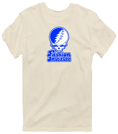 Fashion Institute Technology Stealie Premium Unisex T-Shirt — Design: Fashion Institute of technology — Sand
