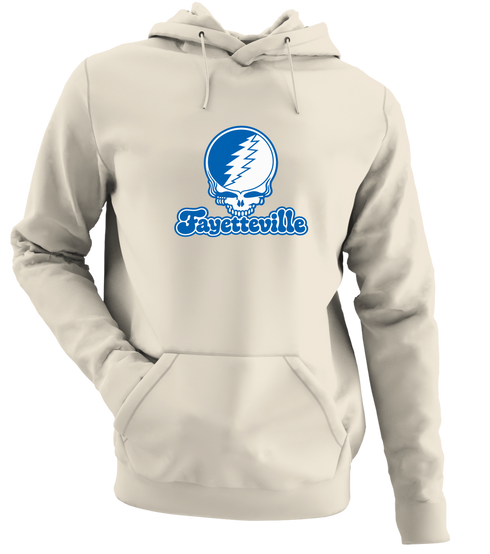 Fayetteville Stealie Premium Unisex Hoodie — Design: Fayetteville State University — Sand