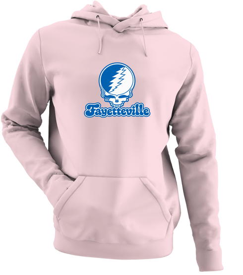 Fayetteville Stealie Premium Unisex Hoodie — Design: Fayetteville State University — Light Pink