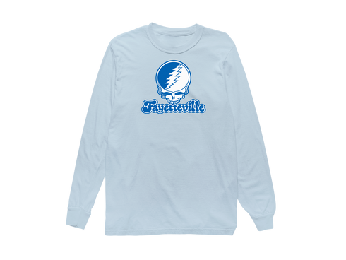 Fayetteville Stealie Premium Unisex Long-Sleeve — Design: Fayetteville State University — Chambray