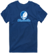 Fayetteville Stealie Premium Unisex T-Shirt — Design: Fayetteville State University — Navy