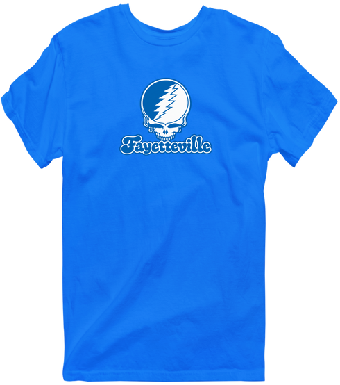 Fayetteville Stealie Premium Unisex T-Shirt — Design: Fayetteville State University — Royal