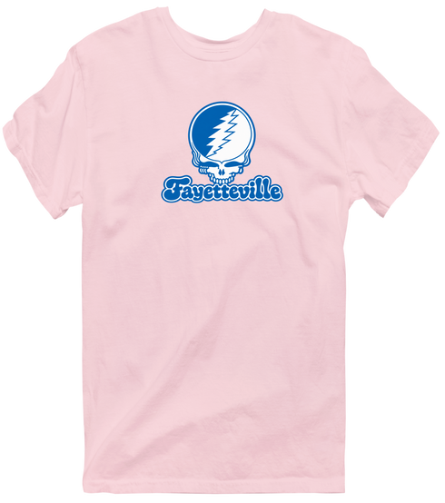 Fayetteville Stealie Premium Unisex T-Shirt — Design: Fayetteville State University — Light Pink