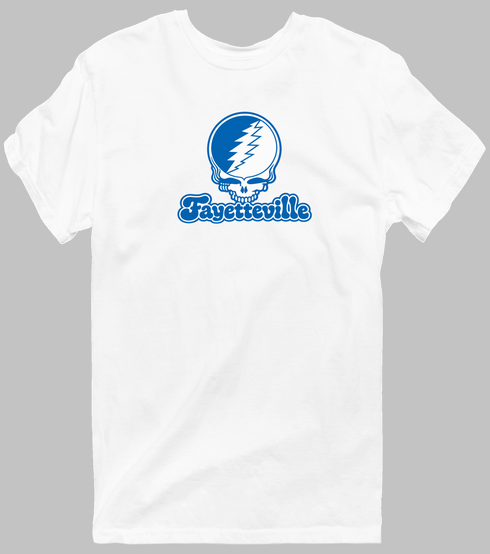 Fayetteville Stealie Premium Unisex T-Shirt — Design: Fayetteville State University — White