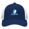 Fayetteville Stealie Premium Unisex Trucker Cap — Design: Fayetteville State University — Navy/White