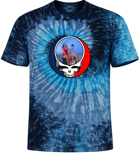 1455 - Custom Stealie Tie-Dye