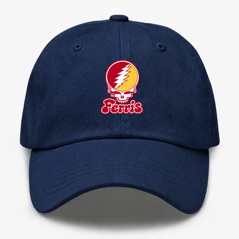 Ferris State Stealie Premium Unisex Dad Hat — Design: Ferris State University — Navy