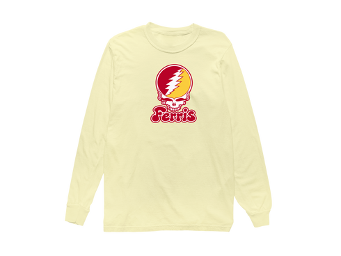 Ferris State Stealie Premium Unisex Long-Sleeve — Design: Ferris State University — Butter
