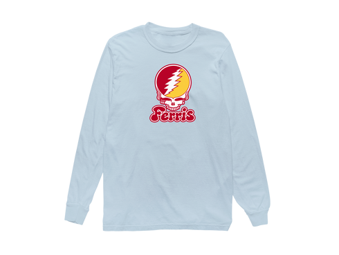 Ferris State Stealie Premium Unisex Long-Sleeve — Design: Ferris State University — Chambray