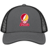 Ferris State Stealie Premium Unisex Trucker Cap — Design: Ferris State University — Charcoal/Black