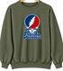 Florida Atlantic Stealie Premium Unisex Crewneck — Design: Florida Atlantic University — Military Green