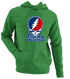 Florida Atlantic Stealie Premium Unisex Hoodie — Design: Florida Atlantic University — Irish Green