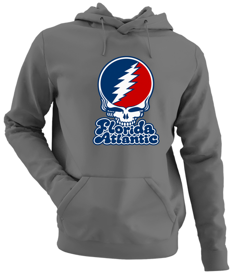 Florida Atlantic Stealie Premium Unisex Hoodie — Design: Florida Atlantic University — Charcoal