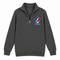 Florida Atlantic Stealie Premium Unisex Quarter-Zip — Design: Florida Atlantic University — Charcoal