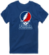 Florida Atlantic Stealie Premium Unisex T-Shirt — Design: Florida Atlantic University — Navy