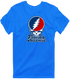 Florida Atlantic Stealie Premium Unisex T-Shirt — Design: Florida Atlantic University — Royal