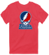 Florida Atlantic Stealie Premium Unisex T-Shirt — Design: Florida Atlantic University — Heather Red