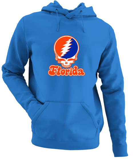 Florida Stealie Premium Unisex Hoodie — Design: Florida University of — Heather Royal