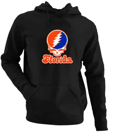 Florida Stealie Premium Unisex Hoodie — Design: Florida University of — Black