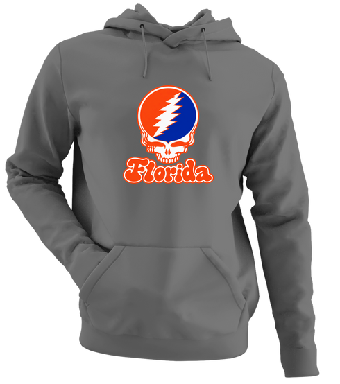 Florida Stealie Premium Unisex Hoodie — Design: Florida University of — Charcoal