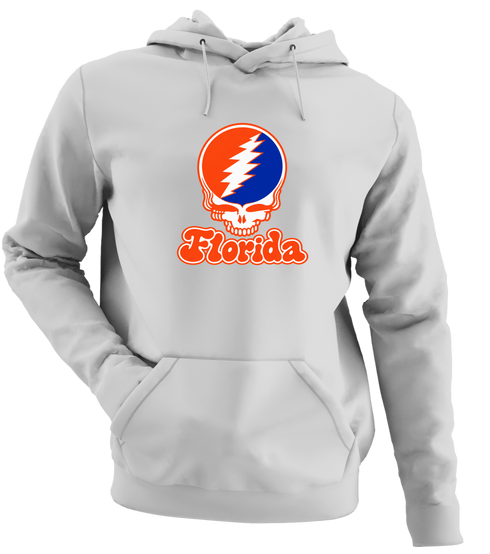 Florida Stealie Premium Unisex Hoodie — Design: Florida University of — Sport Grey