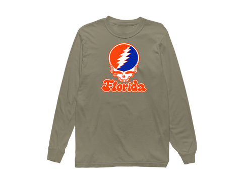 Florida Stealie Premium Unisex Long-Sleeve — Design: Florida University of — Sandstone
