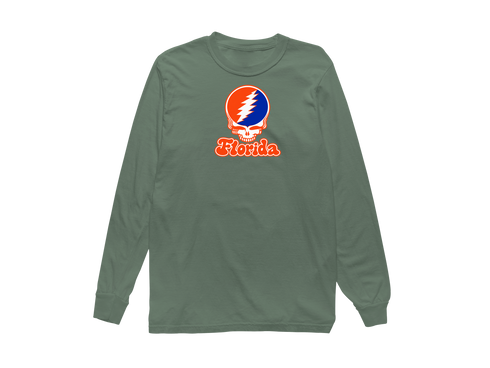 Florida Stealie Premium Unisex Long-Sleeve — Design: Florida University of — Light Green