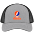 Florida Stealie Premium Unisex Trucker Cap — Design: Florida University of — Heather Grey/Black