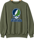 Florida Stealie Premium Unisex Crewneck — Design: State College of Florida — Military Green