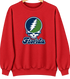 Florida Stealie Premium Unisex Crewneck — Design: State College of Florida — Red