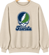 Florida Stealie Premium Unisex Crewneck — Design: State College of Florida — Sand