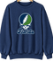 Florida Stealie Premium Unisex Crewneck — Design: State College of Florida — Navy