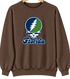 Florida Stealie Premium Unisex Crewneck — Design: State College of Florida — Brown