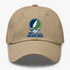 Florida Stealie Premium Unisex Dad Hat — Design: State College of Florida — Khaki