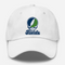 Florida Stealie Premium Unisex Dad Hat — Design: State College of Florida — White