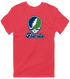 Florida Stealie Premium Unisex T-Shirt — Design: State College of Florida — Heather Red