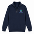 Florida Gulf Coast Stealie Premium Unisex Quarter-Zip — Design: Florida Gulf Coast University — Navy